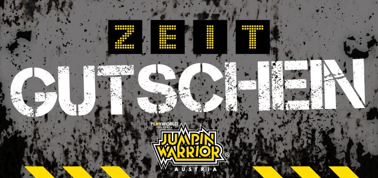 Zeitgutschein Banner von Jumpin Warrior